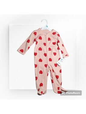 Carter's sleep & play 6 month outfit onesie girls unisex